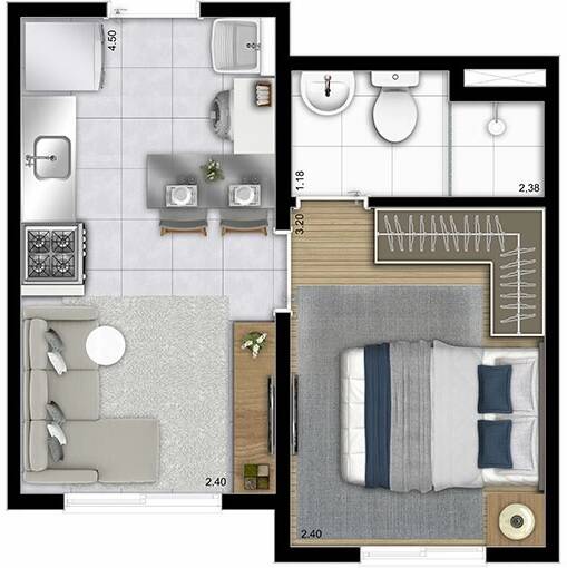 Apartamento à venda com 2 quartos - Foto 16